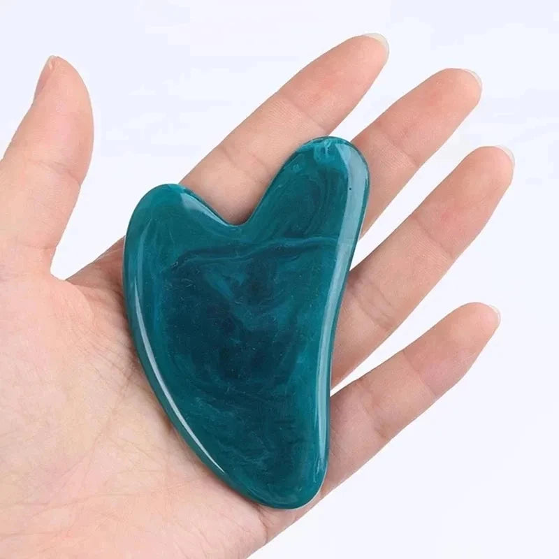 Natural Stone Jade Gouache Scraper Rose Quartz Facial Gua Sha Tools Face Lifting Massager Firm Skin Care Guasha Board Massager
